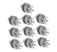 DECOMELODY 10 Sets Bird Cage Retaining Screws Breed Box Fixing Kits Weather-resistant Fastening Accessories for Nest Box Caged Birds DIY Projects and Setup