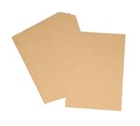 DECOMELODY 100 Sheets Kraft Paper Solid Retro Brown Wrapping Paper for Craft DIY Packing Printing and Scrapbooking