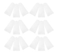 DECOMELODY 1000pcs Disposable Examination Gloves Plastic Disposable for Medicine Administration Wound Care Lab Home Use