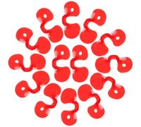 DECOMELODY 1000pcs Pinless Poultry Spectacles Medium Anti-pecking Glasses for Chickens Hens Roosters Pheasants Comfortable Fit Easy Installation Promotes Peaceful Farming Environment