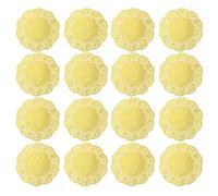 DECOMELODY 100pcs 3.5 Inch round Paper Lace Doilies for Cake Packaging and Table Plate Decorating, Disposable Oil-absorbing Paper Pads, Safe and Beautiful Party Table Decoration