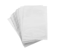 DECOMELODY 100pcs Clear Self-Adhesive Packing List Envelopes Shipping Pouches with Window for Document Viewing Protective Packaging Bags for Parcels and Business Use