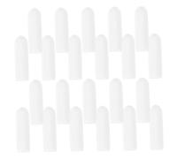 DECOMELODY 100pcs Dishwasher Prong Tip Caps White End Caps for Scratch and Dust Prevention Easy to Install Dishwasher Rack Covers