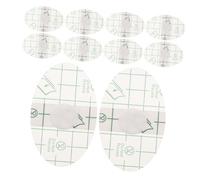 DECOMELODY 100pcs Ear Covers for Swimming and Bathing Transparent PU Adhesive Ear Protection Stickers Comfortable Breathable for Easy to Apply and Residue