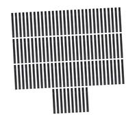 DECOMELODY 100pcs Makeup Brush Mesh Covers Protective Sleeves for Travel and Storage Reusable PE Material Brush Protectors Expandable Black Sleeves