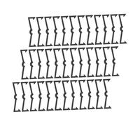 DECOMELODY 100pcs Plastic Pegboard Clip for Peg Hooks Hook Fasteners for Garage and Workshop Organization Easy Install Pegboard Clips to Secure Hanging Tools and Accessories