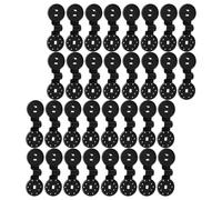 DECOMELODY 100pcs Shade Cloth Fixing Clips for Outdoor Garden Netting Lightweight Plastic Sunshade Cloth Clamps Windproof Lock Grip for Patio Canopy and Agricultural Mesh