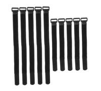 DECOMELODY 10PCS Adjustable Nylon Bike Wheel Tie Down Straps with Slip Grip Stabilizer Bands for Mountain Bike Rack Securing Lightweight and Portable for Commuters and Travel