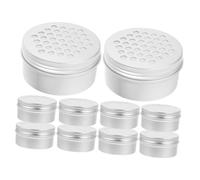DECOMELODY 10pcs Aluminum Dog Scent Training Tins Nose Work Canisters for Dog Agility Training and Behavior Aids Refillable Containers for Scentwork and Sniffing Exercises