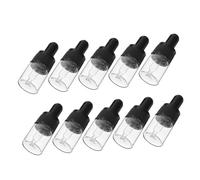 DECOMELODY 10pcs Essence Dropper Bottle Dispenser Traveling Travel Bottles for Toiletries Squeeze Dropping Toiletry The Refillable Squeezable Glass