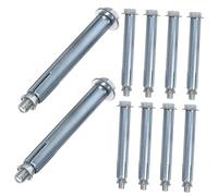 DECOMELODY 10Pcs Expansion Bolts for Speed Bumps Fasteners for Parking Blocks Driveways Asphalt and Road Installation Quick and Flexible Ground Lock Screws