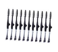 DECOMELODY 10pcs Foldable Eyebrow Brush Set Spiral Eyelash Brush for Women Lightweight Artificial Fiber and Elastic Aluminium Design Convenient to Hold for Precise Eyebrow Grooming
