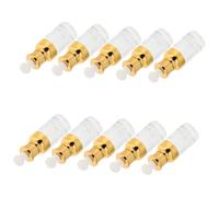 DECOMELODY 10pcs Glass Essential Oil Dropper Bottles Multi Function Liquid Storage for Aromatherapy DIY Crafts Accurate Drop Measurement for Thick Oils