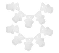 DECOMELODY 10pcs Hot Water Sack Stoppers Replacement Leakproof Caps for Hot Water Bottles Heat-Resistant PP Sealing Plugs Inner Diameter Fit