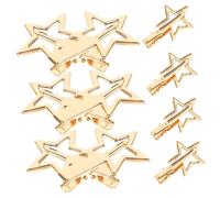 DECOMELODY 10pcs Metal Star Hair Clips for Women and Non-slip Hair Accessories with Secure Hold Chic Star-shaped Design for Stylish Hairstyles for Everyday Use