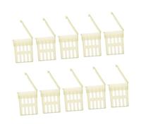 DECOMELODY 10PCS Plastic Isolation Queen Cages for Beekeeping Tool Convenient Rearing Boxes for Marking and Capturing Bees Home Apiary Equipment with Simple Practical Design Random Color