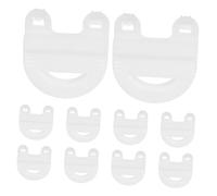 DECOMELODY 10pcs Plastic Wire Cage Clips for Small Pets Detachable Secure Buckles for Rabbit Hamster Chinchilla Playpen Reliable Locking Mechanism for Pet Safety