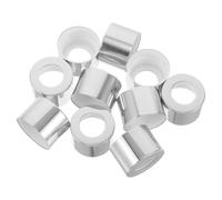 DECOMELODY 10pcs Replacement Reed Diffuser Bottle Lids 24 Tooth Silver Caps Diy Aromatherapy Accessories for Home and Office
