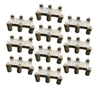 DECOMELODY 10pcs Resin Miniature Bridge Statues Durable Decorative Garden Ornaments for Micro Landscape DIY Bonsai Terrarium Balcony Decor