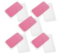 DECOMELODY 10pcs Reusable Silicone Lash Extension Pads Soft Flexible Eyelash Stickers Self-adhesive Eye Pads for Professional Makeup Artists Lightweight Lash Grafting Tools