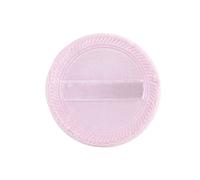 DECOMELODY 10pcs Round Makeup Powder Puff Sponges with Rayon Ribbon for Smooth Foundation Application Gentle Skin Suitable for Salon Home and Travel Use Random Colors Random Color