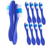 DECOMELODY 10Pcs Short Handle Toothbrush with Soft Bristles for Prisons and Rehabilitation Centers Compact Mini for Safe and Oral Care in Detention Facilities