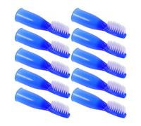 DECOMELODY 10Pcs Soft Bristle Toothbrushes for Prison Use Ergonomic Grip Anti-harm Design Suitable for Rehabilitation Centers and Special Facilities Oral Care