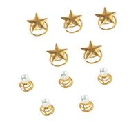 DECOMELODY 10pcs Wedding Spiral Hair Clips for Women, Alloy Material, Lightweight and Comfortable to Carry, Firm Hold Hairstyle, Beautiful Gold Spiral Hair Accessories for Dating