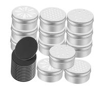 DECOMELODY 12 Dog Scent Training Boxes with 12 Soft Magnetic Adhesive Dots Sturdy Scent Training Canisters for Dog Agility and Nose Work