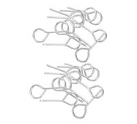 DECOMELODY 120pcs Fire Extinguisher Lock Pins Set Iron Tamper Seal Pull Pins Durable Safety Locks for Home Domestic Camping Fire Equipment Security
