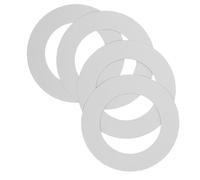 DECOMELODY 12pcs Disposable Wax Heater Paper Rings 14oz Wax Warmer Accessories Replacement Collars for Waxing Machine Heat Mat Protection and Anti-Overflow Use