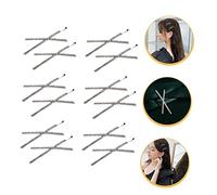 DECOMELODY 12pcs Rhinestone Hair Clips Decorative Bobby Pins Stylish Hair Barrettes for Women Comfortable Non-slip for Long Curly