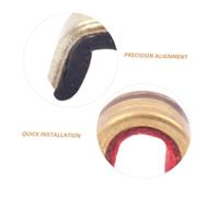 DECOMELODY 16pcs Brass String Nocking Points for Compound and Recurve Bows Archery String Buckles with Precision Alignment Enhanced Accuracy and Robust Construction for Outdoor Competitions