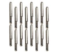 DECOMELODY 16pcs Harp String Nails Zither Pins Fixing Pegs for Harp Lyre Musical Instrument Accessories Silver