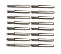 DECOMELODY 16pcs Silver Metal Dulcimer String Nails, Musical Instrument Accessories Fine Workmanship and Sturdy Design, Suitable for Guzheng and Harp String Pin Fixing