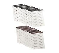 DECOMELODY 18pcs Eyebrow Transfers Stickers Temporary Artificial Brow Enhancers for Effortless Makeup Application for Makeup and Beauty Bloggers Mixed