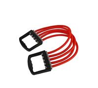 DECOMELODY 1PC Adjustable Chest Expander Dual Purpose Resistance Band for Portable Muscle Training Lightweight Pectoral Exerciser for Home and Office Use Strengthen Chest Arms Random Color