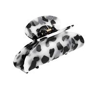 DECOMELODY 1Pc Toothed Hair Claw Clip Retro Marble Pattern Acrylic Hair Barrette for Women Durable and Stylish for Casual and Elegant
