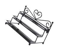 DECOMELODY 1pc Vintage Nail Polish Organizer Rack Multifunctional Desktop Cosmetic Storage Holder Simple Stylish Makeup Display for Easy Access to Lipstick Nail Polish