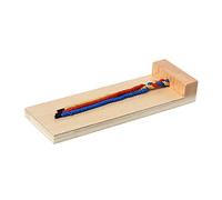 DECOMELODY 1Pc Wooden Braid Hair for Early Educational Braiding Tool Montessori Fine Motor Skills Development Safe Natural for Home Kindergarten Learning