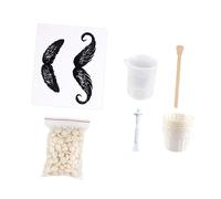 DECOMELODY 1Set Beeswax Nose Hair Removal Kit Complete Nose Waxing with Wax Beans Safe Applicators for Easy Hair Removal for Salon and Home Use Gentle Skin