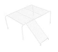 DECOMELODY 1Set Rutin Chicken Landscape Feeding Rack with Ladder Durable Platform for Pet Chickens Encourages Exercise and Coordination Easy to Clean for Play and Adventure