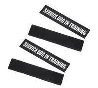 DECOMELODY 2 Pairs Reflective Dog Vest Decorative Adhesive Labels Funny Pet Clothing Decals Reusable Stickers for S Service Dog in Training Stylish Night Walk Safety Patch