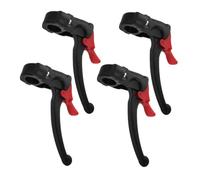 DECOMELODY 2 Pairs Self-Locking Wheelchair Brake Handles Easy-Install Manual Wheelchair Brake Levers with Robust Wear-Resistant Build for Transport Chairs Mobility Aid Parking Security