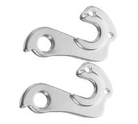 DECOMELODY 2 Pcs Alloy Bike Rear Derailleur Hanger Tail Hook Extender for Road Bicycle Frame, Compatible Mechanism Hanger Replacement Parts