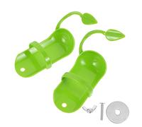 DECOMELODY 2 Pcs Bird Feeder Cuttlefish Bone Stand with Perch for Parrots Budgies and Birds Easy to Clean Calcium Supplement Feeding Tool Practical and Decorative Cage Accessory