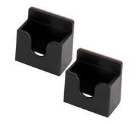 DECOMELODY 2 Pcs Car Radio Microphone Holder with Adhesive Back Compact and Firm Grip Mic Hanger Mount for Cars Homes and Offices Easy No-drill Installation Dashboard Clip Organizer