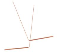 DECOMELODY 2 Pcs Copper Dowsing Rods Portable Divining Rods for Spirit Detection Energy Seeking Probe Water and Tools for Agricultural and Construction Use