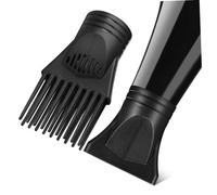 DECOMELODY 2 Pcs Hair Dryer Diffuser Nozzle High Temperature Resistant Plastic Concentrator Attachment with Comb Design for Curling Smoothing Detangling All Hair Types