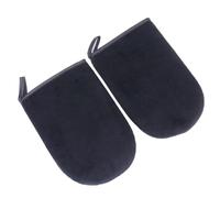 DECOMELODY 2 Pcs Self Tanning Mitt Black Sunless Tanning Gloves for Even Application Comfortable Lint Material and Lotion Use
